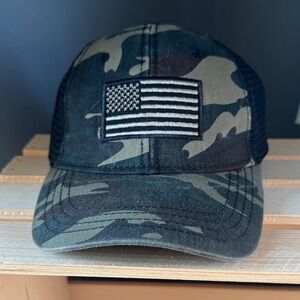 Camo American Flag Hat